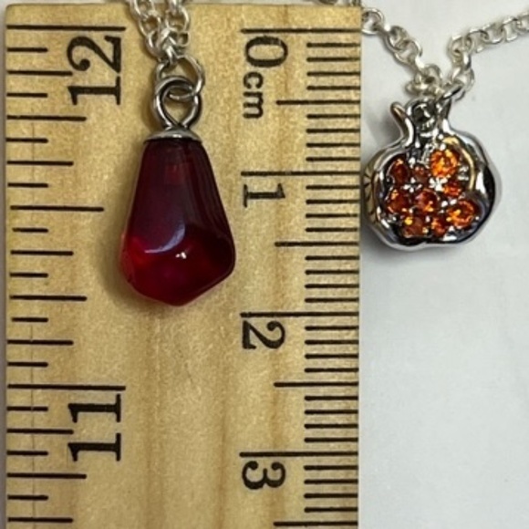 Persephone Greek Roman Goddess Pomegranate and Seeds Handmade Silver Necklace - Picture 14 of 16